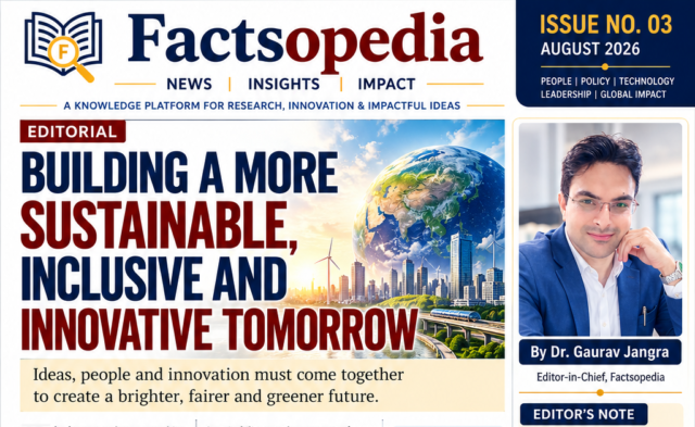 Issue No. 03 of Factsopedia explores a central idea: Building a More Sustainable, Inclusive and Innovative Tomorrow